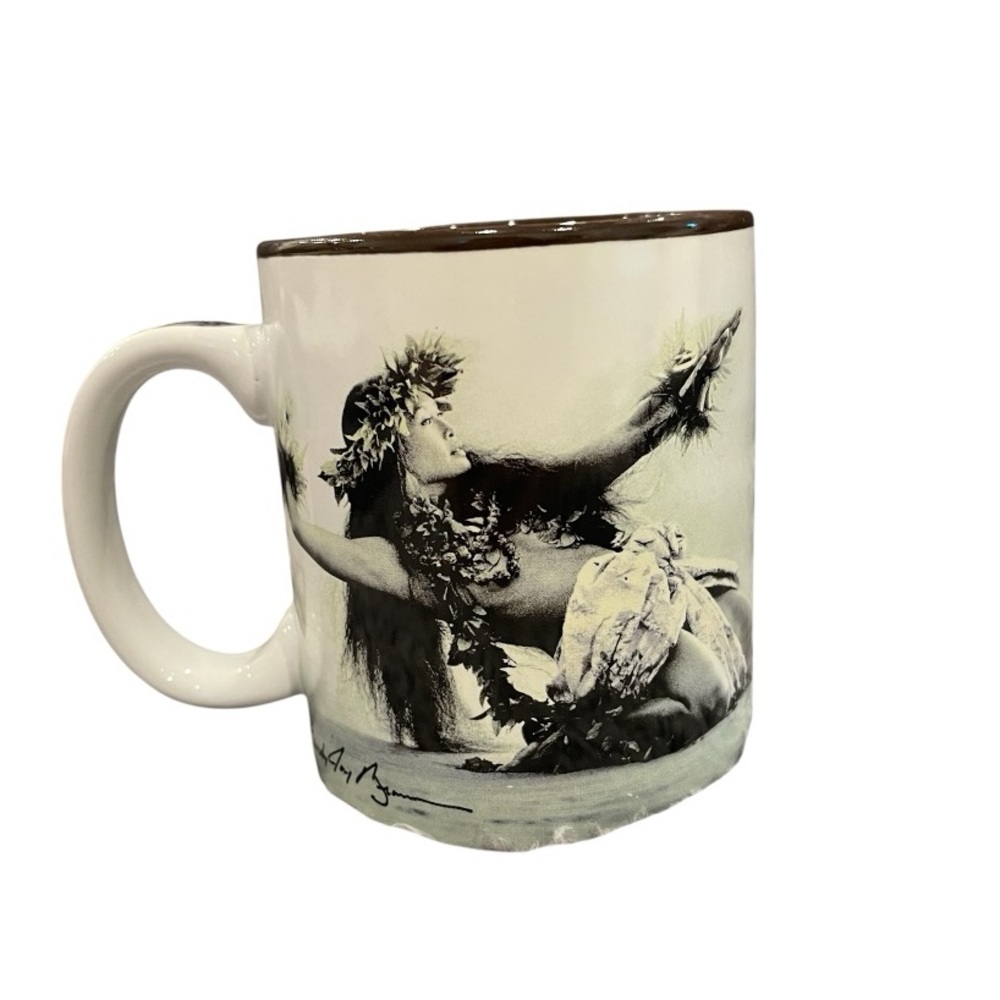 Island Heritage 2009 Ka Leo Randy Jay Braun Hula Dancer Coffee Mug - Picture 3 of 5